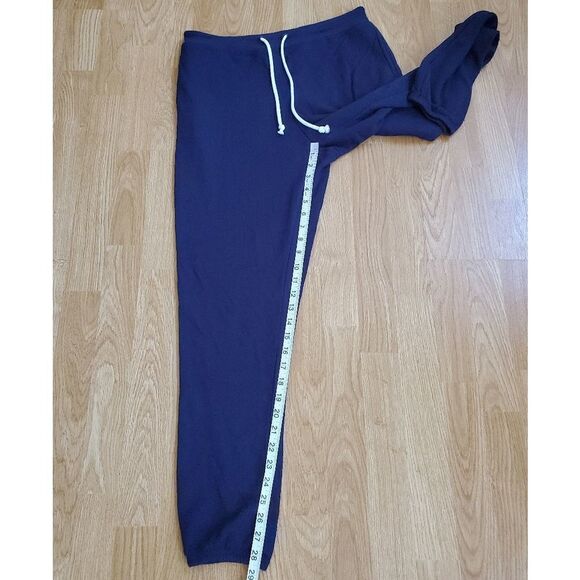 Something Navy Fleece Sweatpants size Small in Blue - Picture 8 of 10